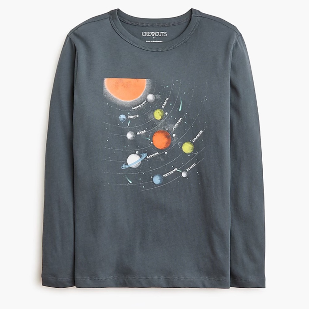 Crewcuts Kids Cosmic Adventure Tee - Dark Gray